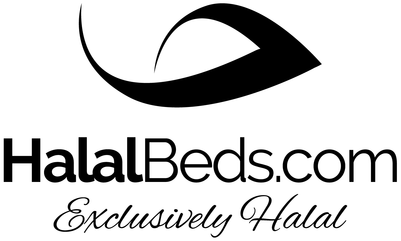 Halalbeds dikey siyah logo